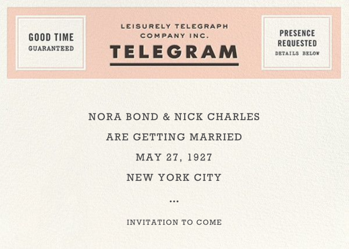 This Just In - Save the Date by kate spade new york