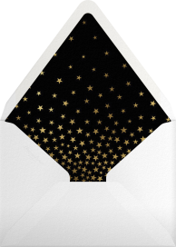 Starry Golden Tree - Paperless Post Envelope