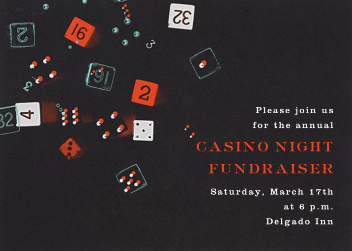 Hard Eight - Fundraiser Invitation by Paperless Post