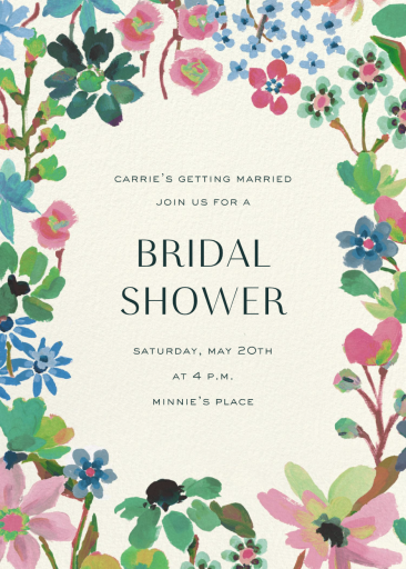 Showered in Florals - Invitation by Liberty