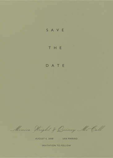 Simply Said - Save the Date by Paperless Post