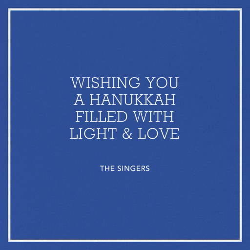 Oy Ve - Hanukkah Card by Jonathan Adler - Back