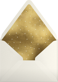 Baby Blue & Yellow Moon & Stars Invitation Envelope
