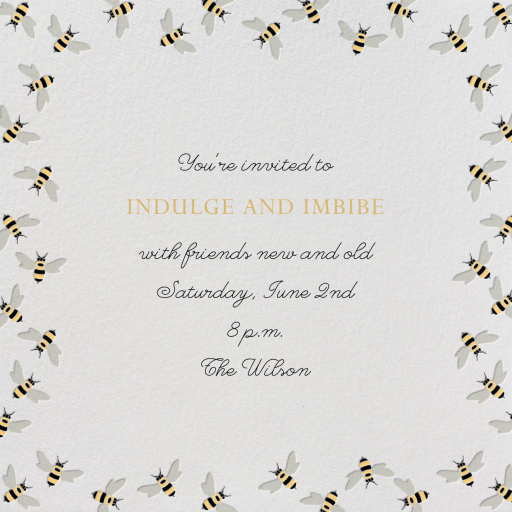 Bumble Bees - Invitation by Paperless Post