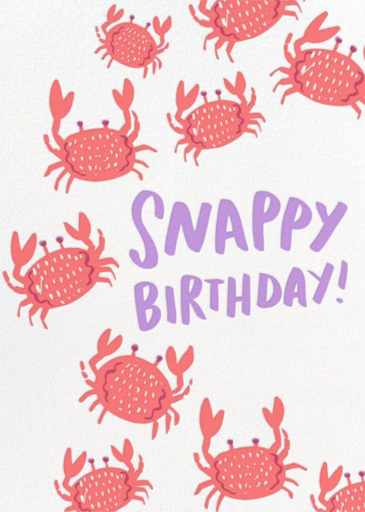 Crustacean Sensation - Birthday Card by Hello!Lucky