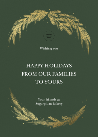 Wintergreen Frame - Holiday Card by Paperless Post