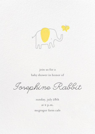 The Chase - Baby Shower Invitation by Little Cube