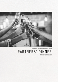 Simple Black and White (Photo) - Event Save the Date by Paperless Post