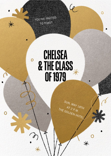 Float On - Graduation Party Invitation by Paperless Post