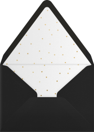 Einladungsumschlag „Bold Gold Twenty Six“
