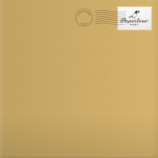 Lunar Gold - Paperless Post Envelope