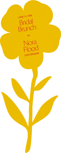 Blossom Bound - Bridal Shower Invitation by Both - Back