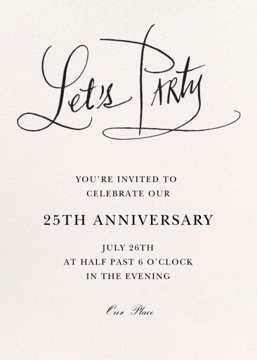Event of the Year - Invitation by Stephanie Fishwick