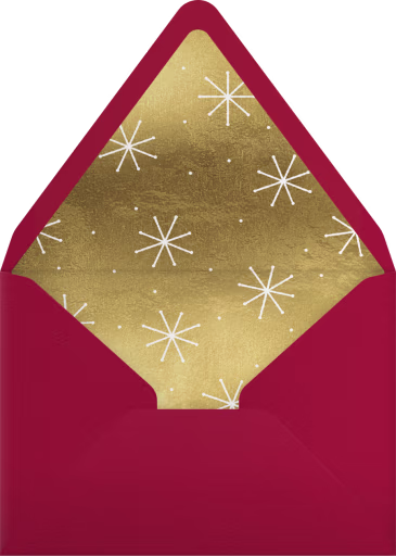 Retro Christmas - Paperless Post Envelope