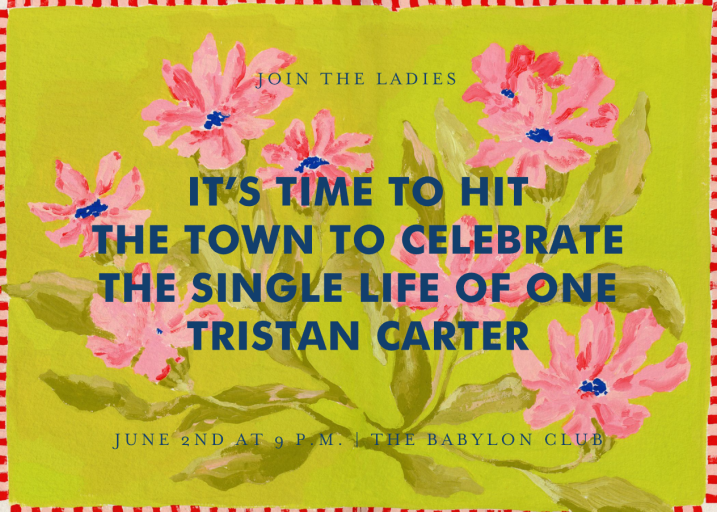 Pink and Chartreuse - Bridal Shower Invitation by Iris + Marie