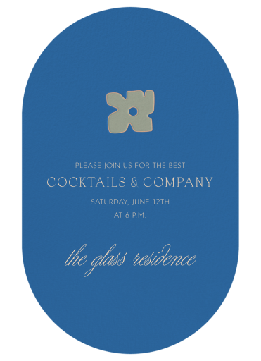 The Meadow Circle - Cocktail Party Invitation by Rubinski Works - Back