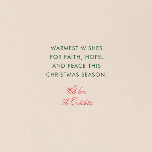 Holly Jolly Frame - Holiday Card by Rifle Paper Co. - Back