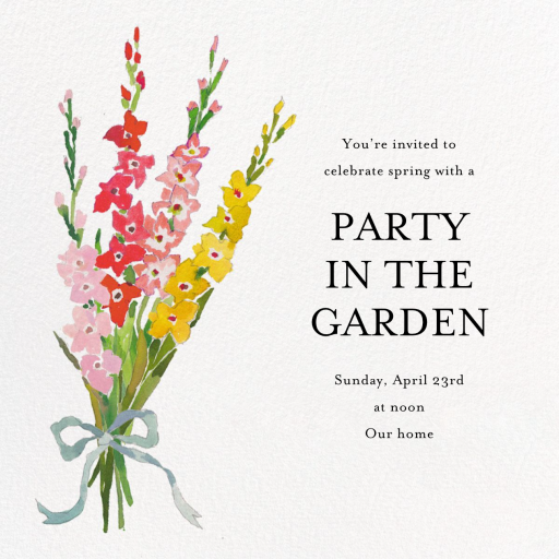 Snapdragons - Party Invitation by Happy Menocal