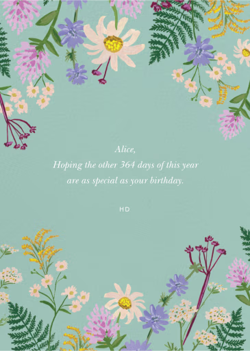 Summer Fronds - Birthday Card by Rifle Paper Co.