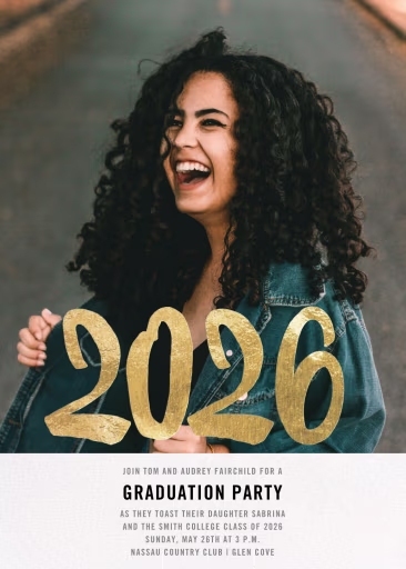 Person of the Year Photo - Graduation Party Invitation by Paperless Post