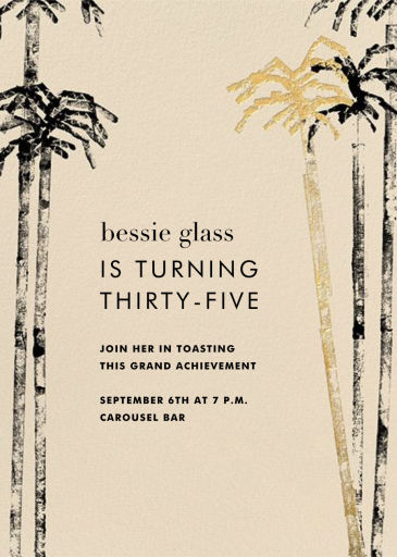 Baja - Beach Party Invitation by Kelly Wearstler