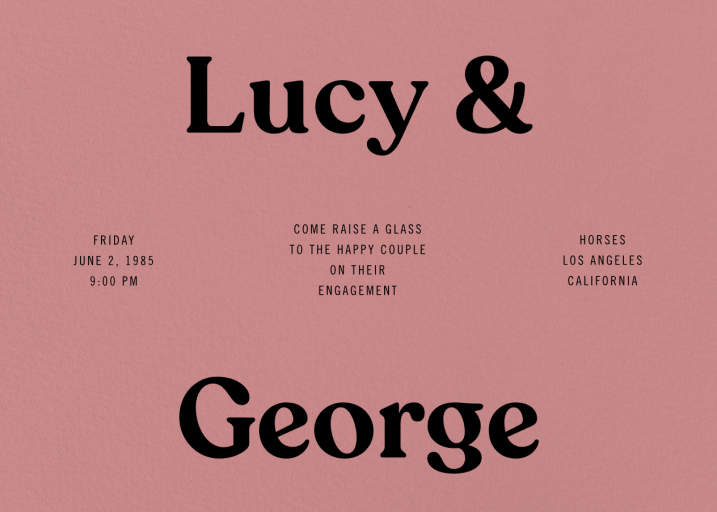 Rule of Thirds - Bridal Shower Invitation by Goods Gang