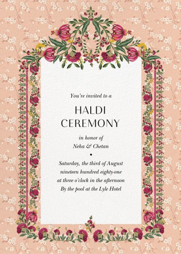 Ipsa - Indian Wedding Invitation by Anita Dongre