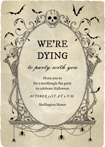 Spooky Pendant - Halloween Invitation by Paperless Post