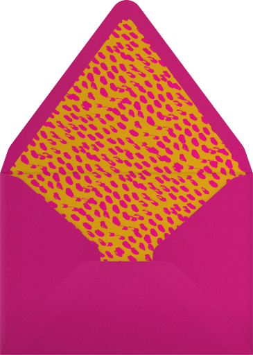 Retro Memphis Geometric Invitation Envelope