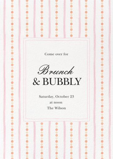 Beaded Curtain - Brunch Invitation by Paperless Post