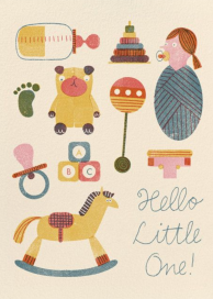Hello Little One (Barbara Dziadosz) by Red Cap Cards