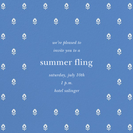 Embroidered Blossom by Sugar Paper