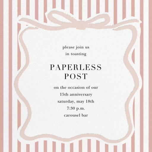 Coquette Ribbons - Invitation by Sugar Paper