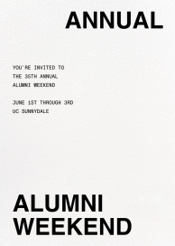 Aslant - Class Reunion Invitation by Paperless Post