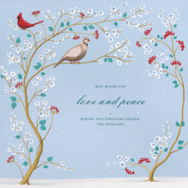 Winter Chinoiserie - Holiday Card by Paperless Post