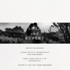 Truffaut - Engagement Party Invitation by Paperless Post