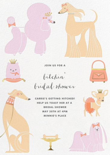 Chiens Chic - Bridal Shower Invitation by Hello!Lucky