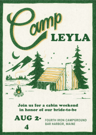 Camp Celebration by Paperless Post