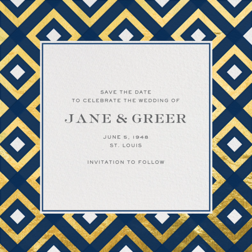 Gold Diamond Tile by Jonathan Adler