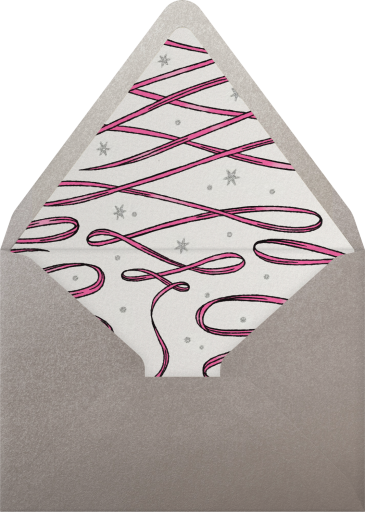 Fairy Ballerina Ribbon Invitation Envelope