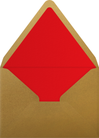 Red Stripe Merry Christmas Card Envelope
