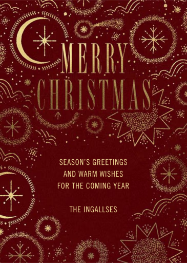 Guiding Stars - Christmas Card by Paperless Post