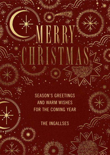 Guiding Stars - Christmas Card by Paperless Post