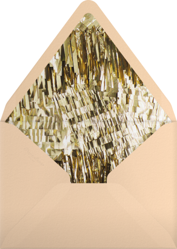 Photo & Tassel Garland Invitation Envelope