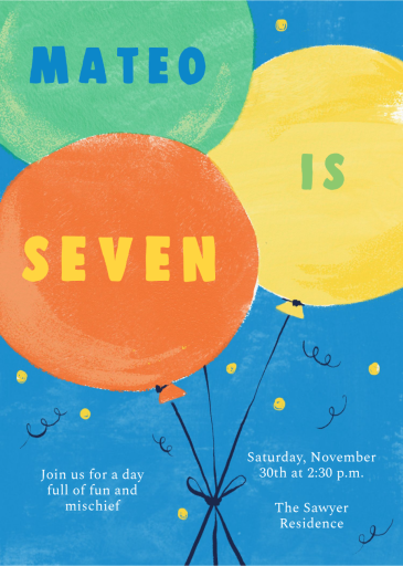 Triple the Fun - Birthday Invitation by Paperless Post