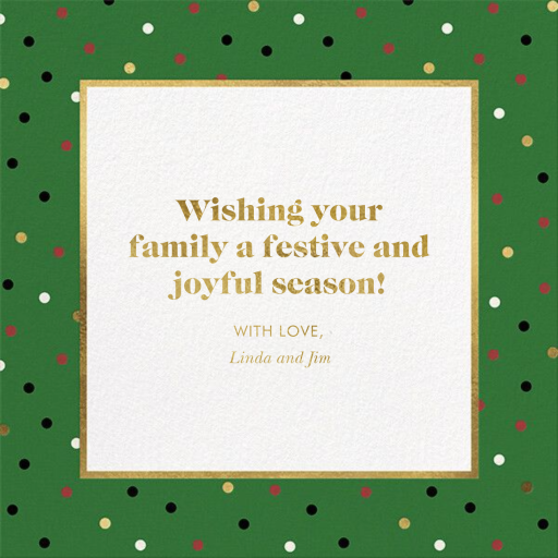 Well Wrapped Photo - Holiday Card by kate spade new york - Back