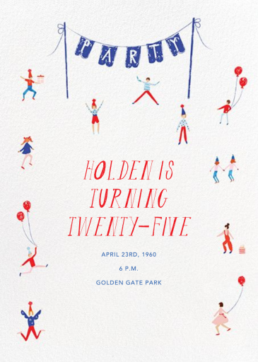 Circus Maximus - Birthday Invitation by Mr. Boddington's Studio