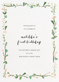 Miss Potter - First Birthday Invitation by Mr. Boddington's Studio