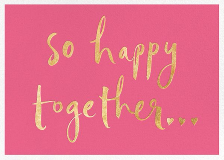 So Happy Together - Congratulations Card by kate spade new york