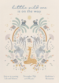 Wilderness Welcome - Baby Shower Invitation by Crate & Barrel